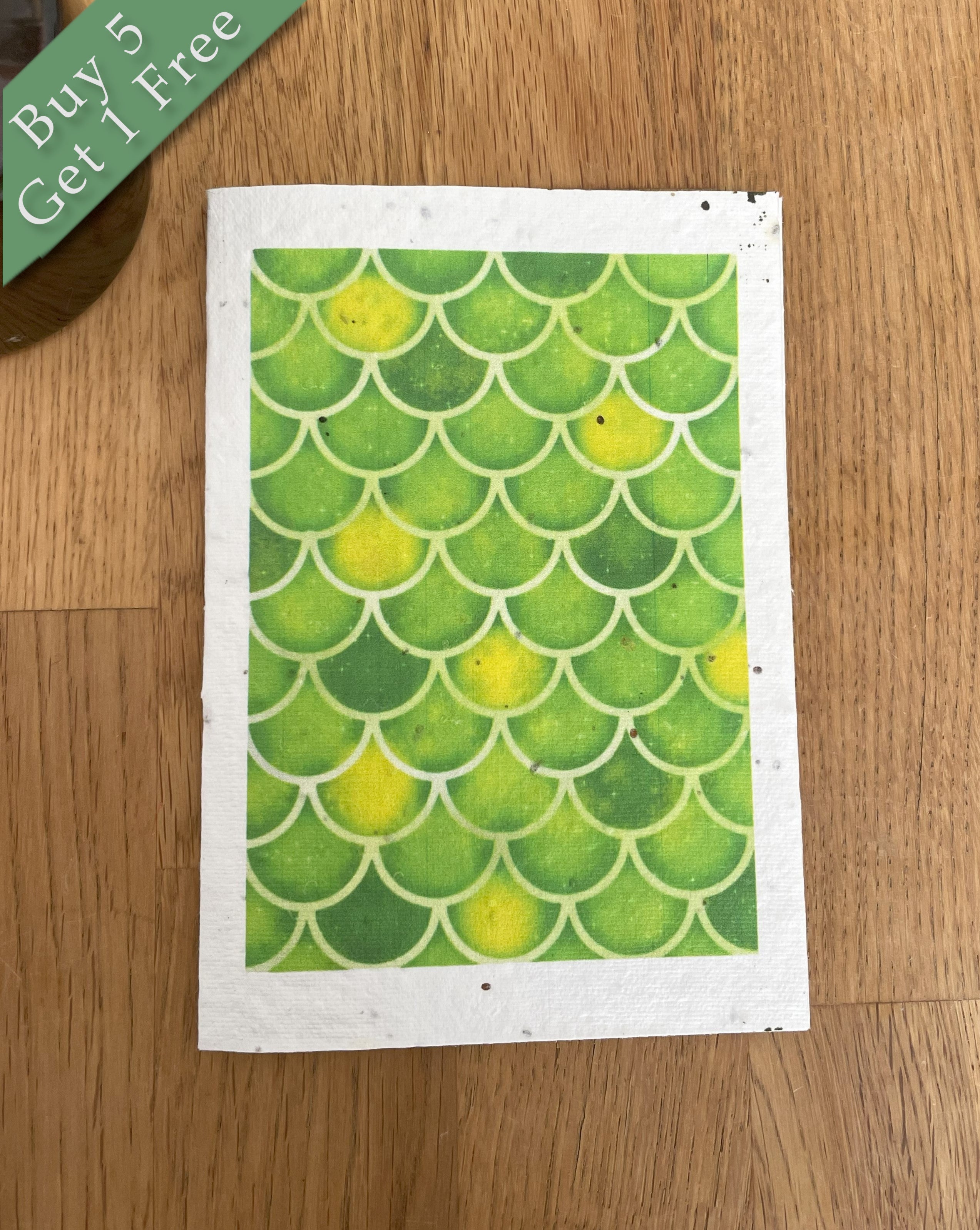 Green Scales Wildflower Seed Card