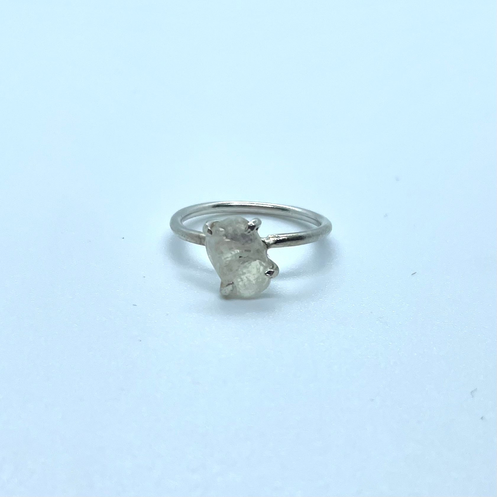 Moonstone Claw Ring (UK L)