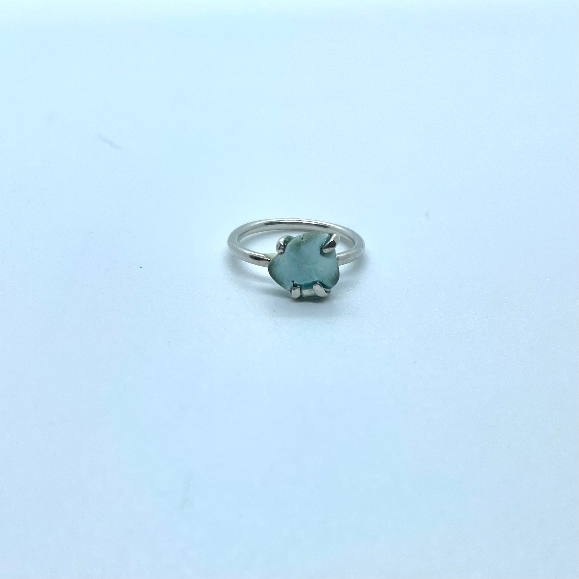 Turquoise Claw Ring (UK E)