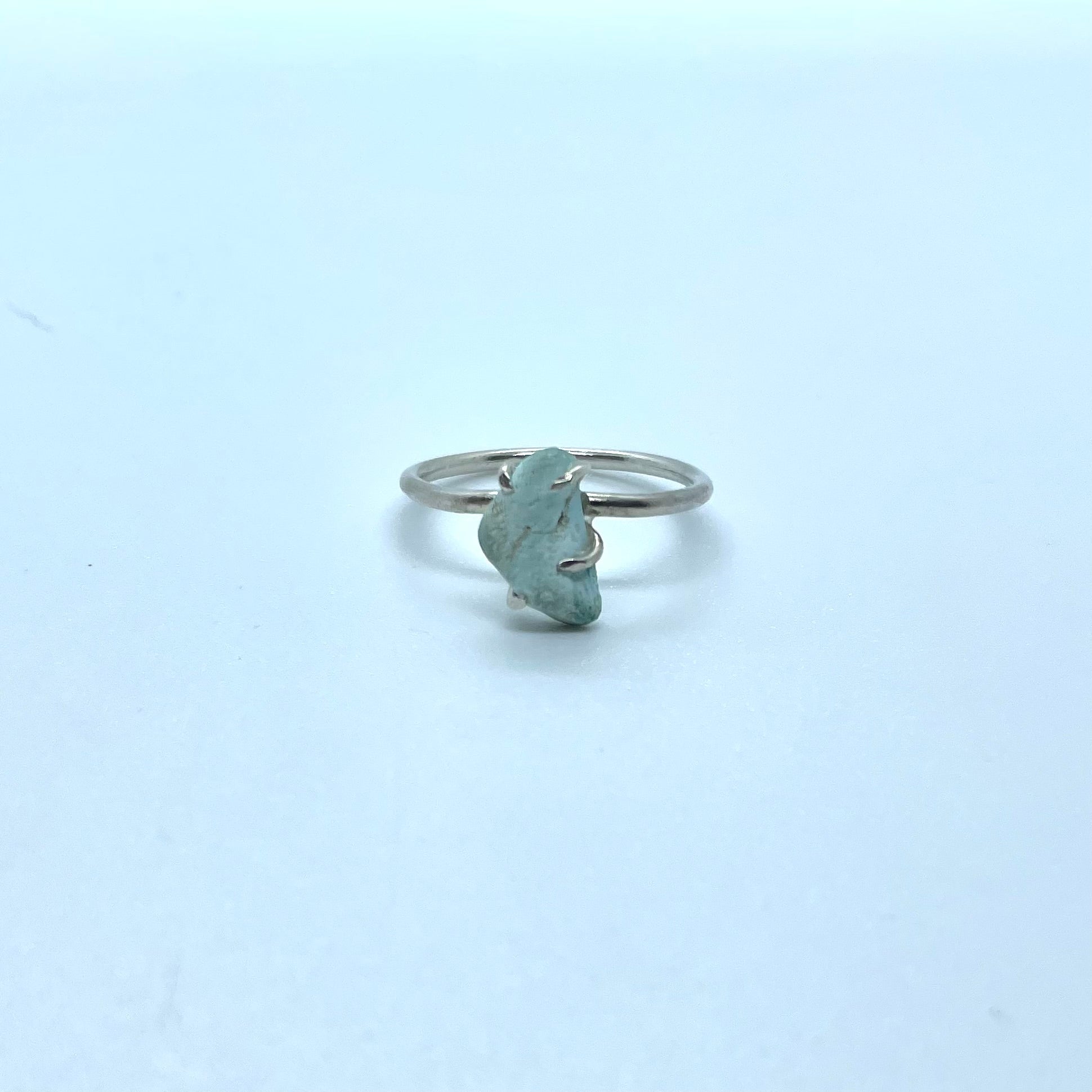 Turquoise Claw Ring (UK Q)