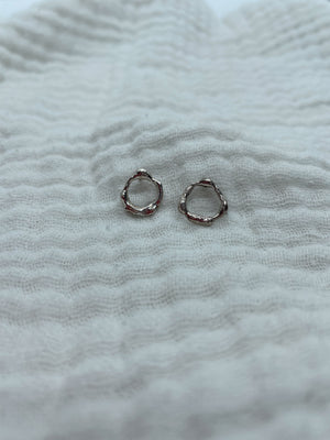 Open image in slideshow, Molten Circle Studs
