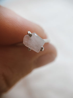 Open image in slideshow, Rose Quartz Ring
