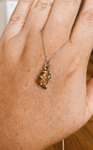 Open image in slideshow, Sea Glass Claw Necklace
