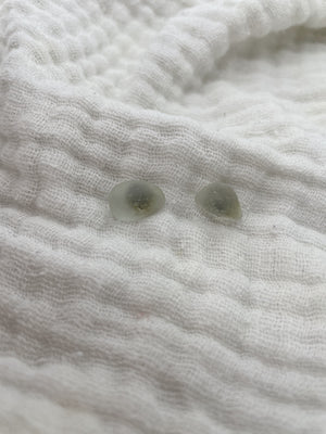 Sea Glass Studs (Surgical Steel)